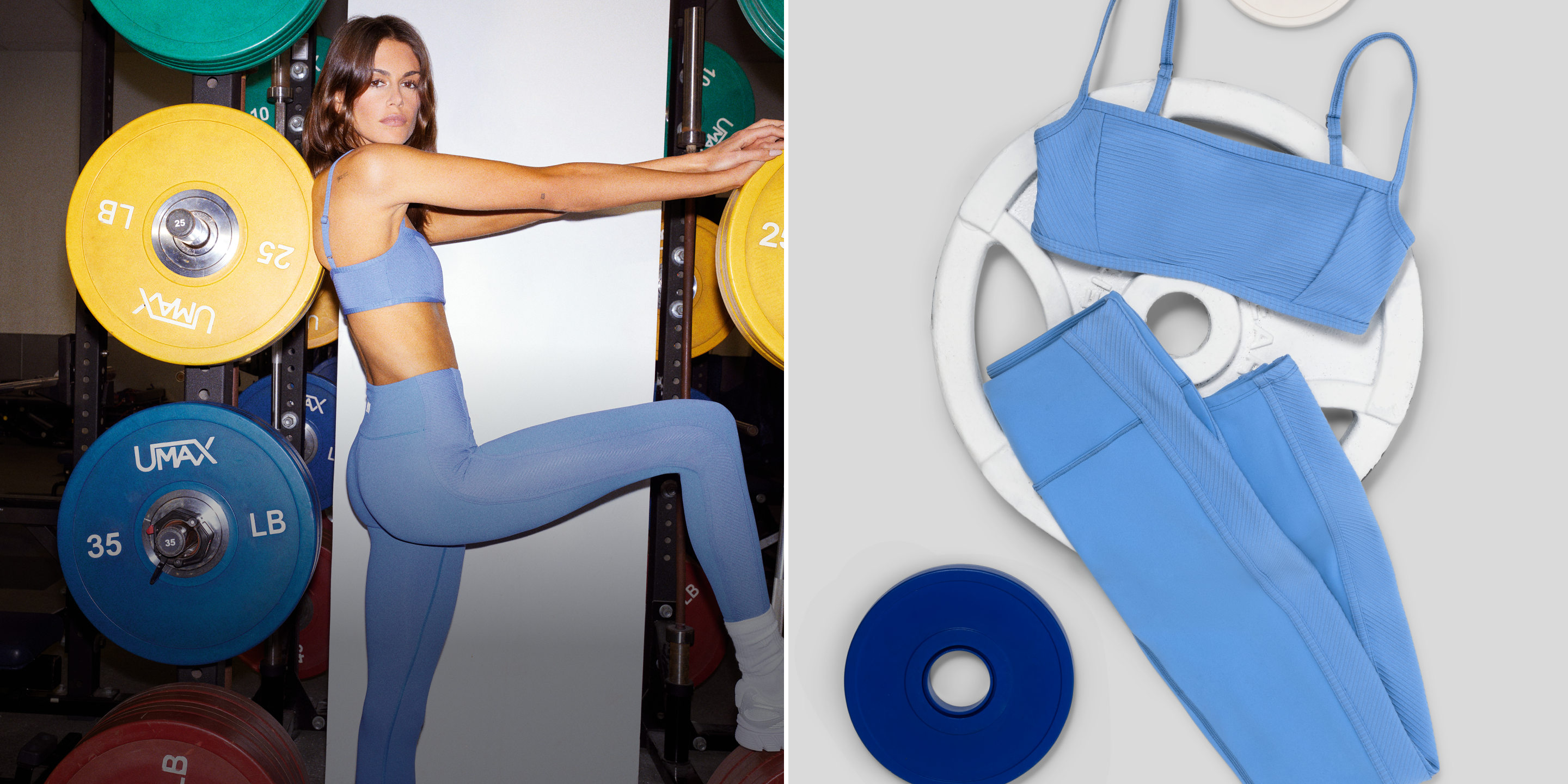 kaia gerber wearing vuori skyline