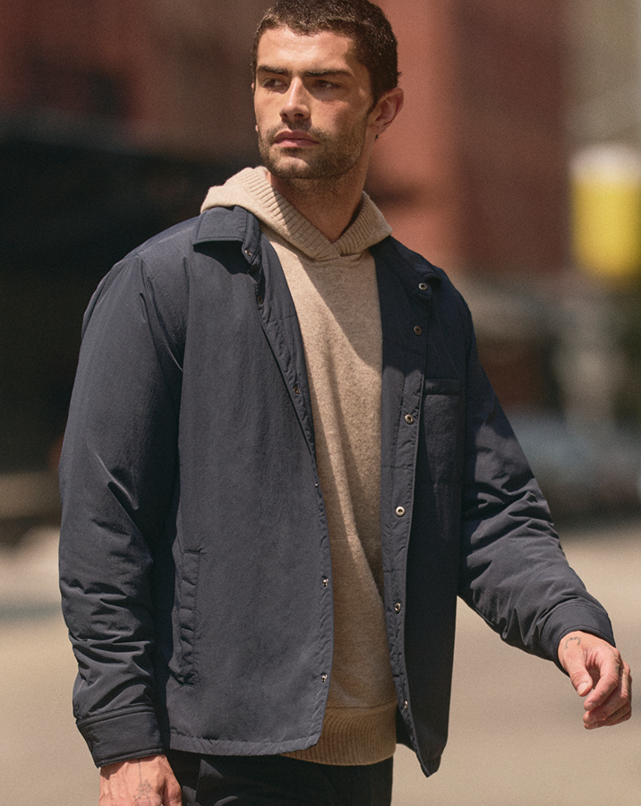 man wearing vuori clothing