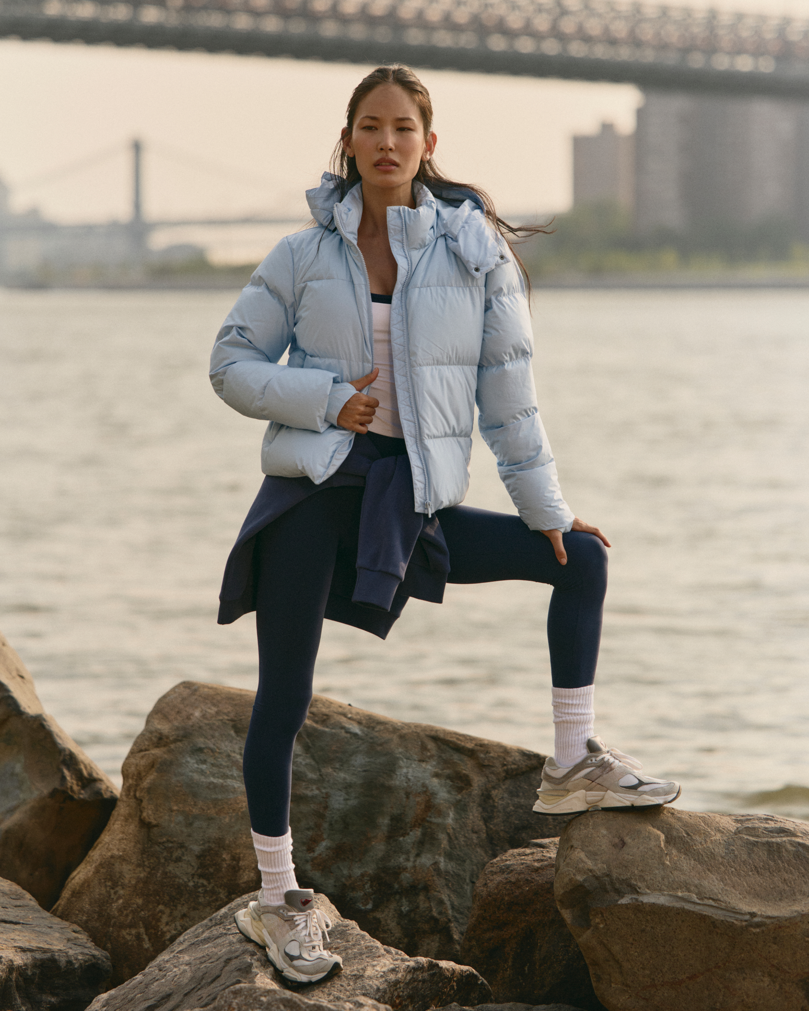 woman wearing outerwear