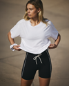 woman wearing daily short
