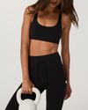 model wearing vuori breatheinterlock™