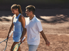 pro tennis players marcos and eden silva wearing vuori