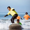 man surfing with team quinn