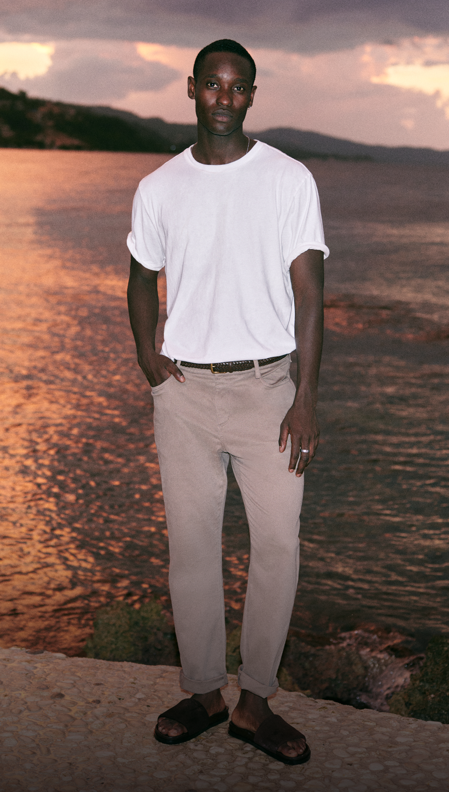 man wearing vuori clothing