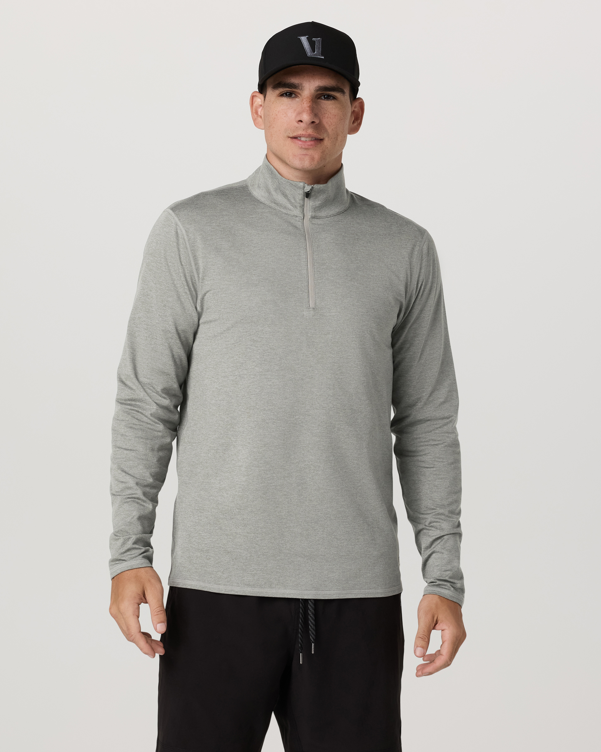 Ponto Half Zip Mock Neck
