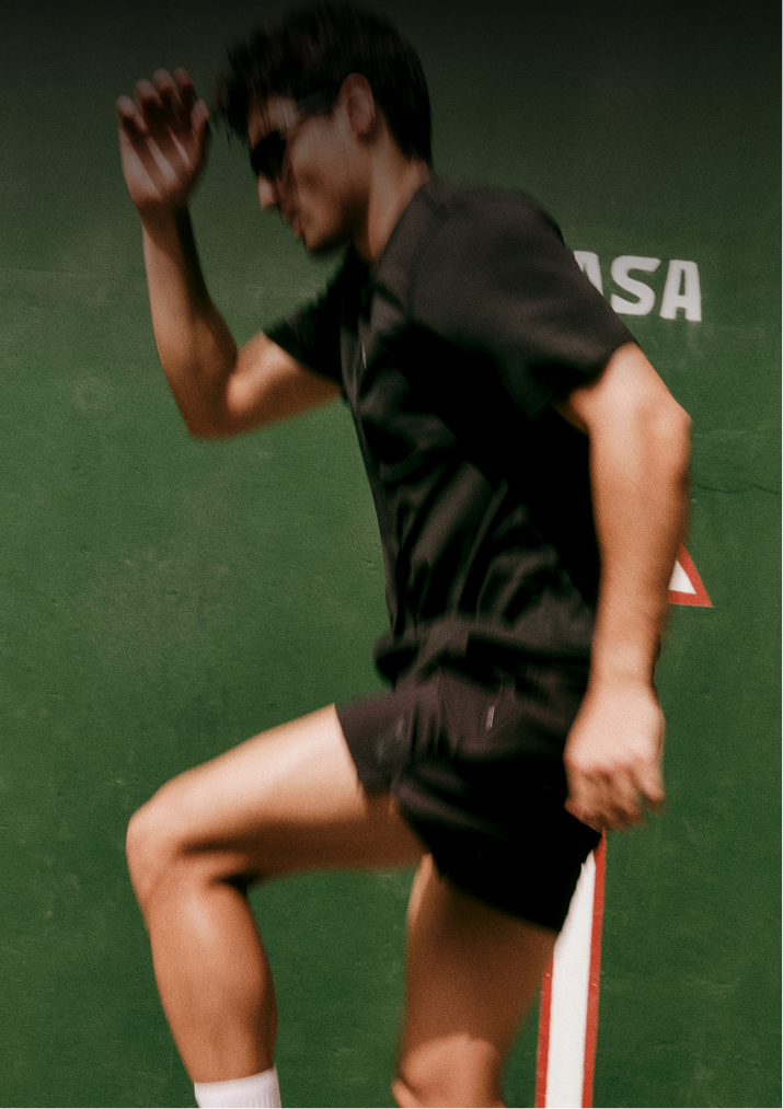 jack draper weight training in the vuori hardkore short