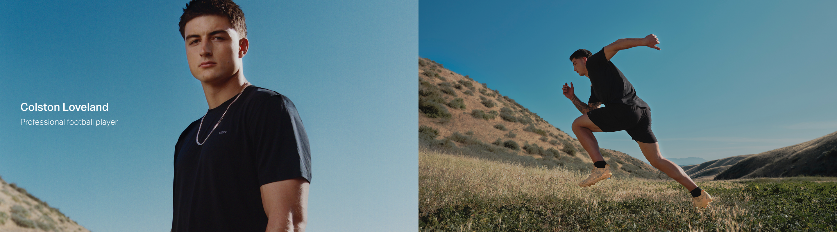 colston loveland wearing vuori clothing