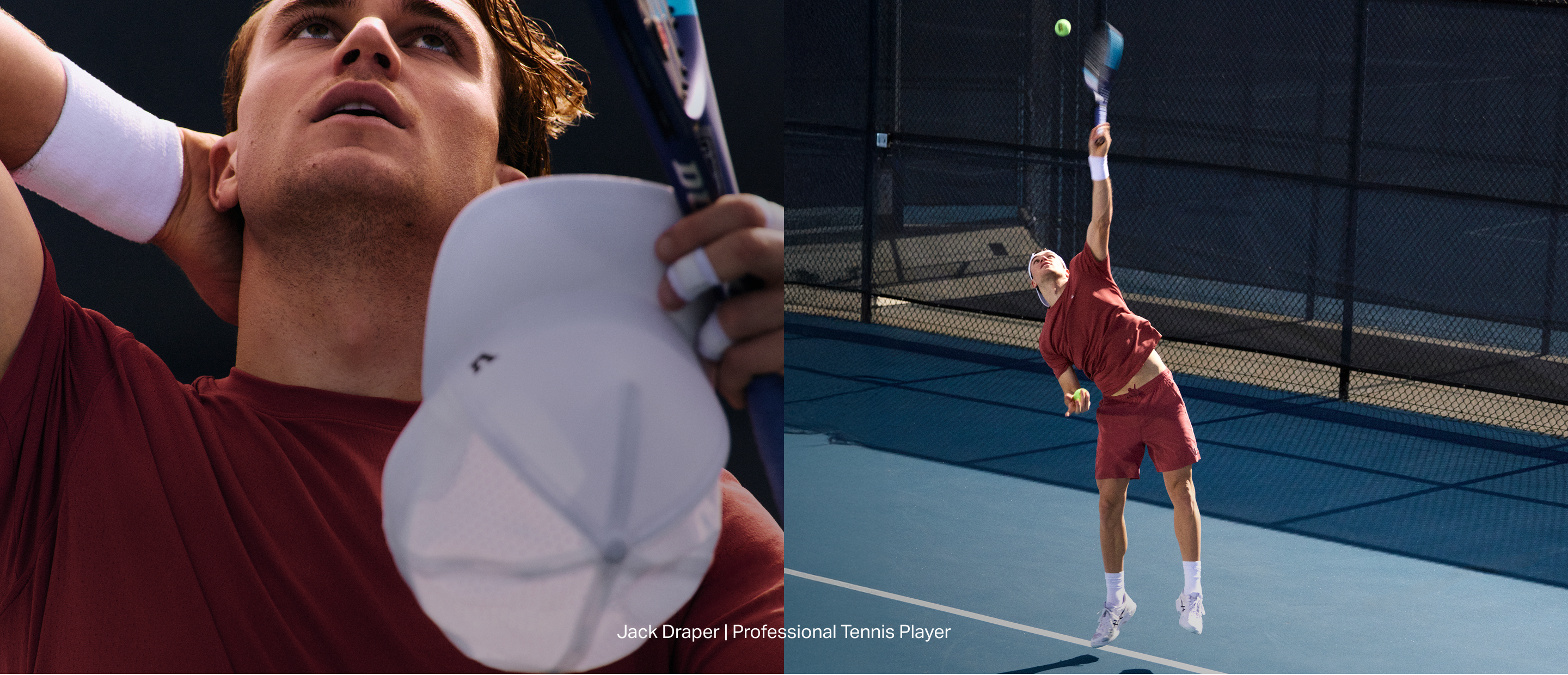 Jack Draper wearing vuori hardkore