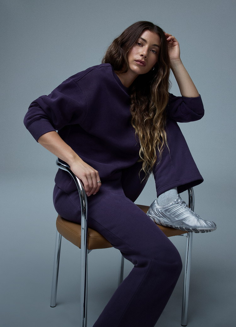 woman wearing vuori restore