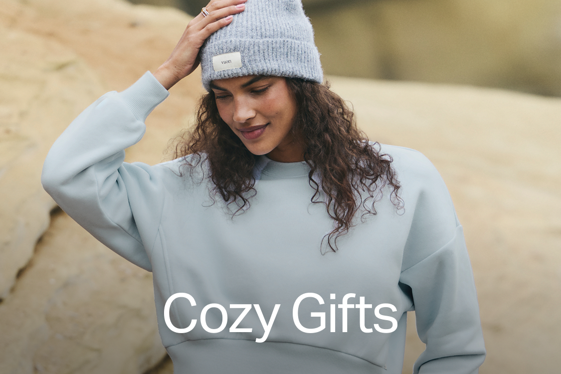 woman wearing vuori clothing