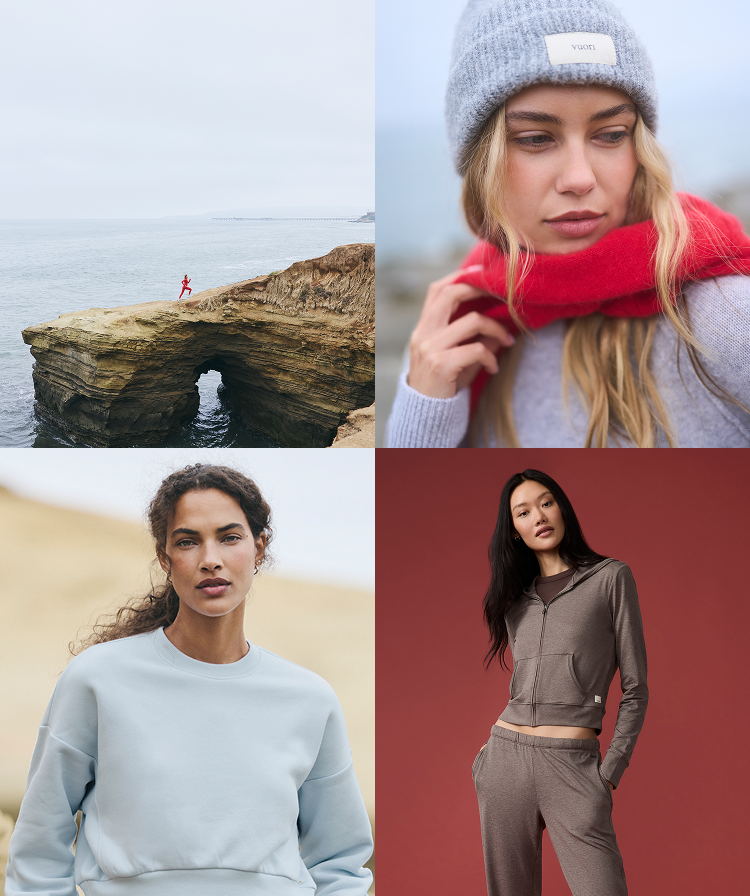 women in vuori clothing