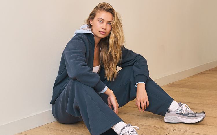 woman wearing vuori clothing