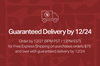 Get Your Gifts by 12/24 — Guaranteed. Order by 12/21 (9PM PST / 12PM EST) for FREE Express Shipping on purchases $75+