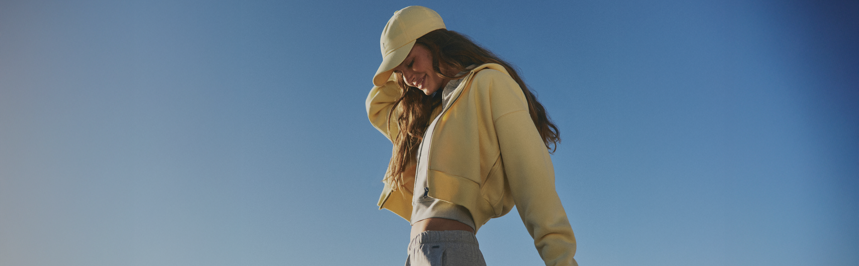 women wearing restore mini full zip