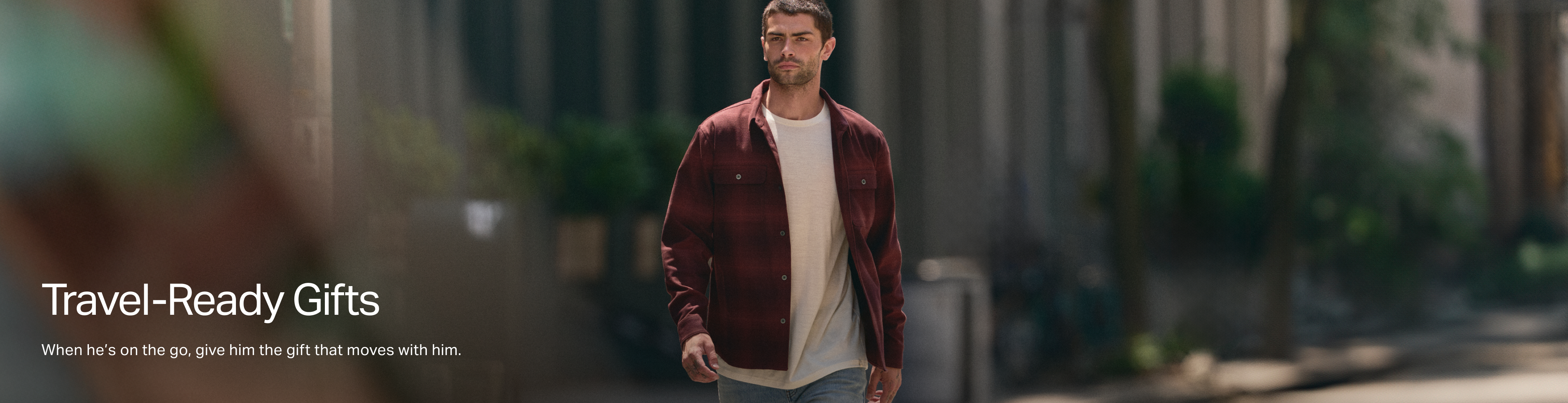 man wearing vuori shirt jacket