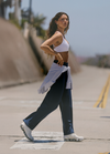 woman wearing vuori clothing