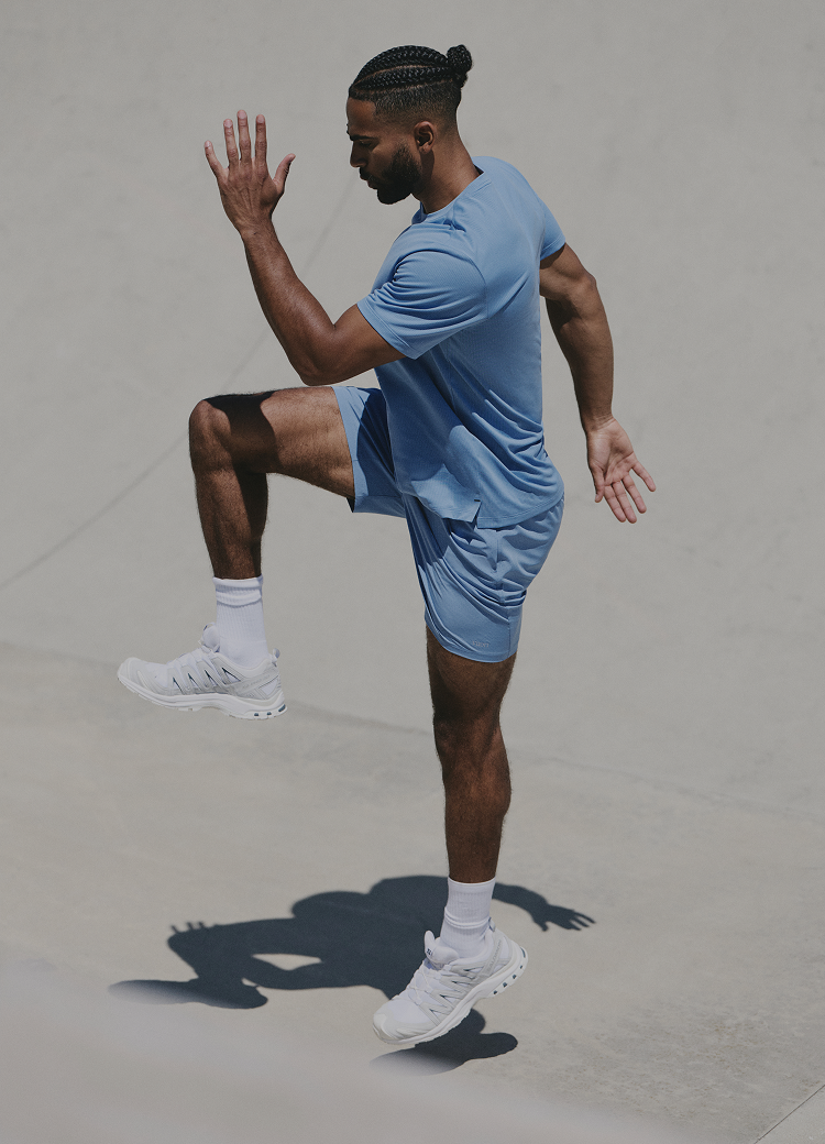 man wearing vuori clothing