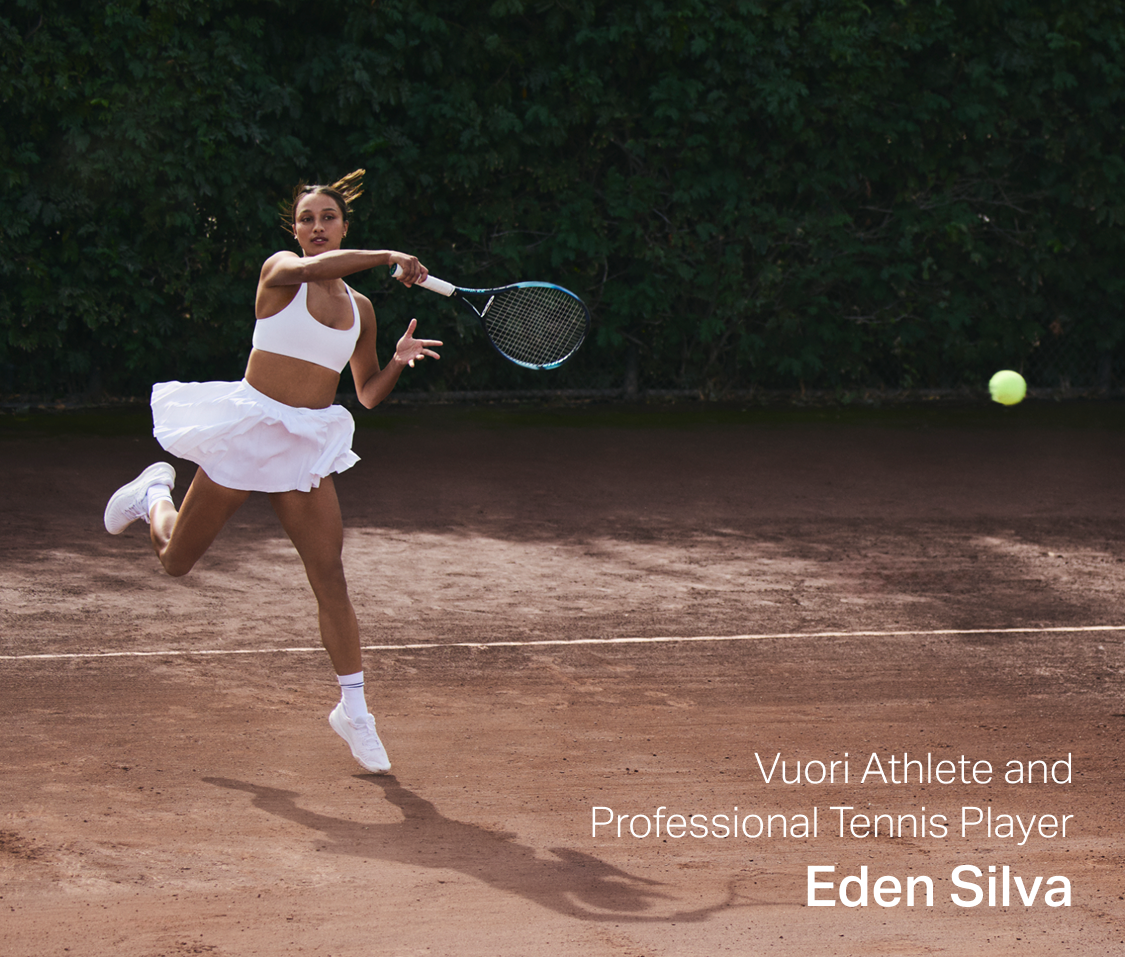 eden silva playing tennis in vuori