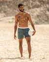 man wearing the maverick volley short