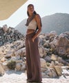 woman wearing villa collection
