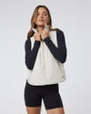woman wearing Canyon Insulated Vest in Bone