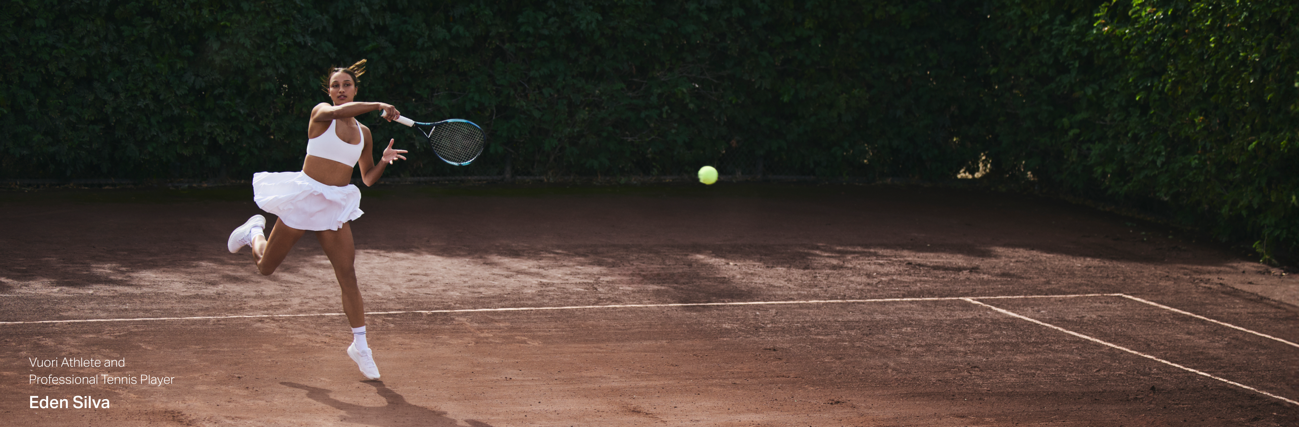eden silva playing tennis in vuori