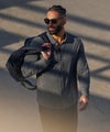 man wearing vuori clothing