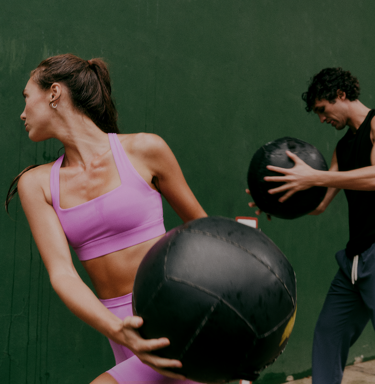 man and woman training in vuori 