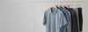 rack shot of vuori clothing