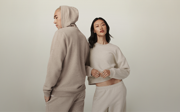 man and woman in the vuori chinese new year collection