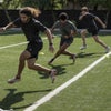 athletes training with Exos