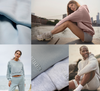 men and women wearing vuori lounge