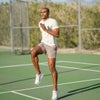 man wearing the banks short