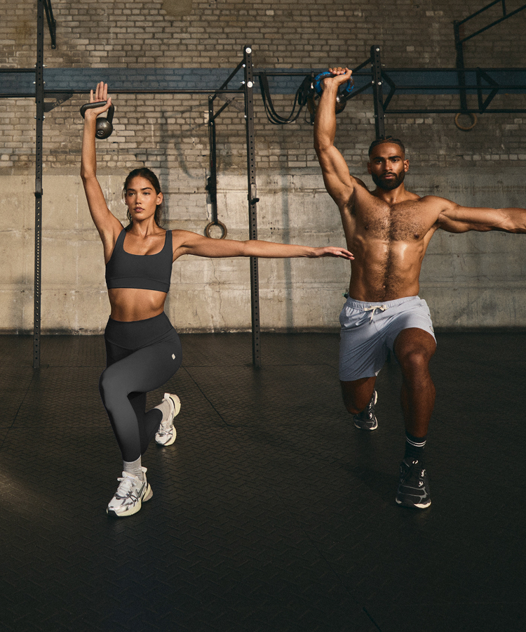man and woman wearing vuori clothing