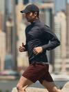 man wearing the vuori elevate kore short