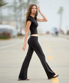 woman wearing halo collection