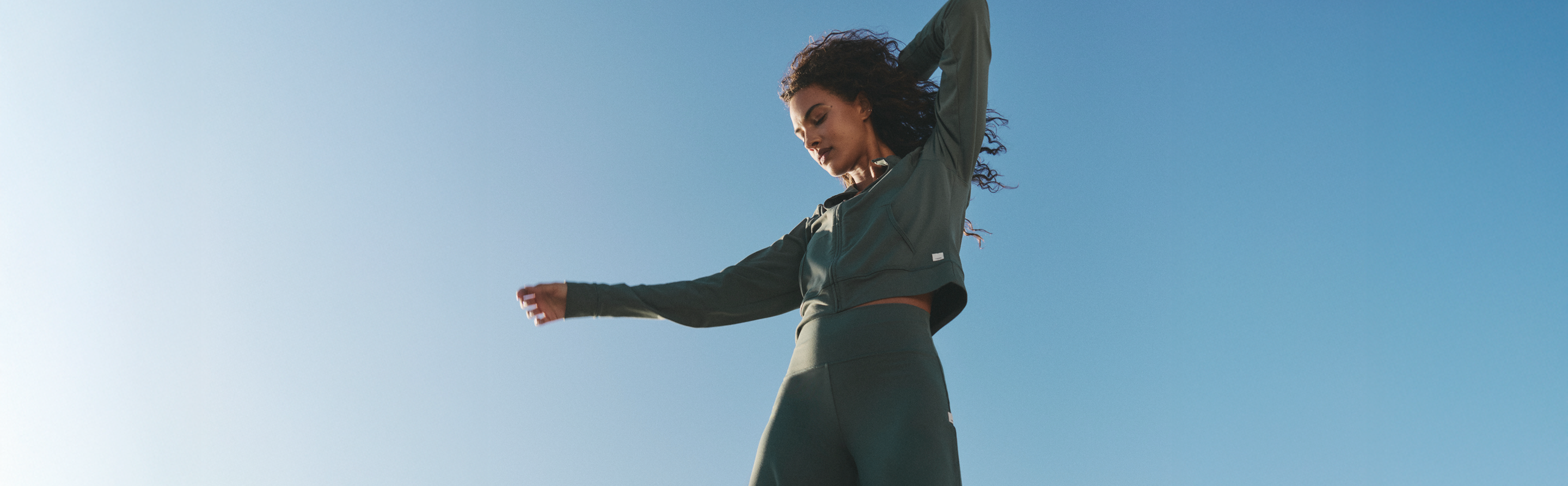 woman wearing dreamknit 