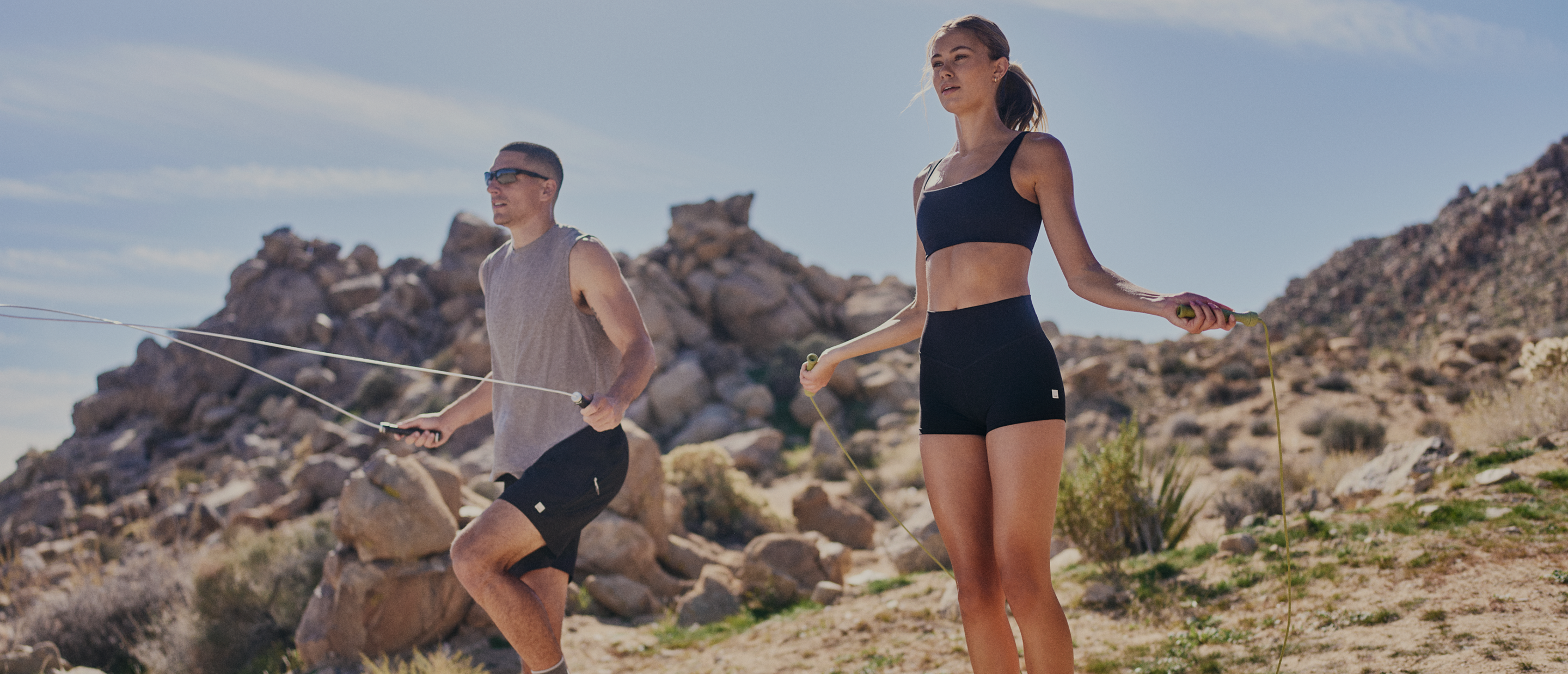 model wearing the vuori kore short