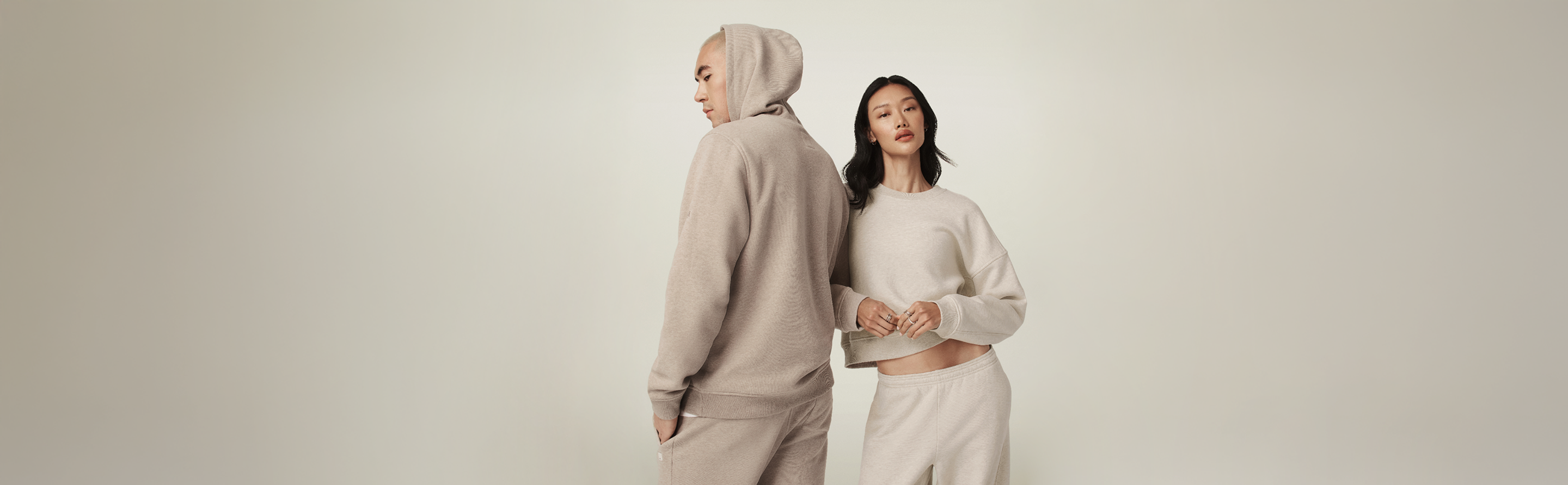 man and woman in the vuori chinese new year collection