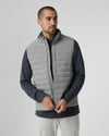 man wearing Steadfast Insulated Vest in Shiitake
