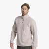 man waering the vuori Venice Wool Pullover