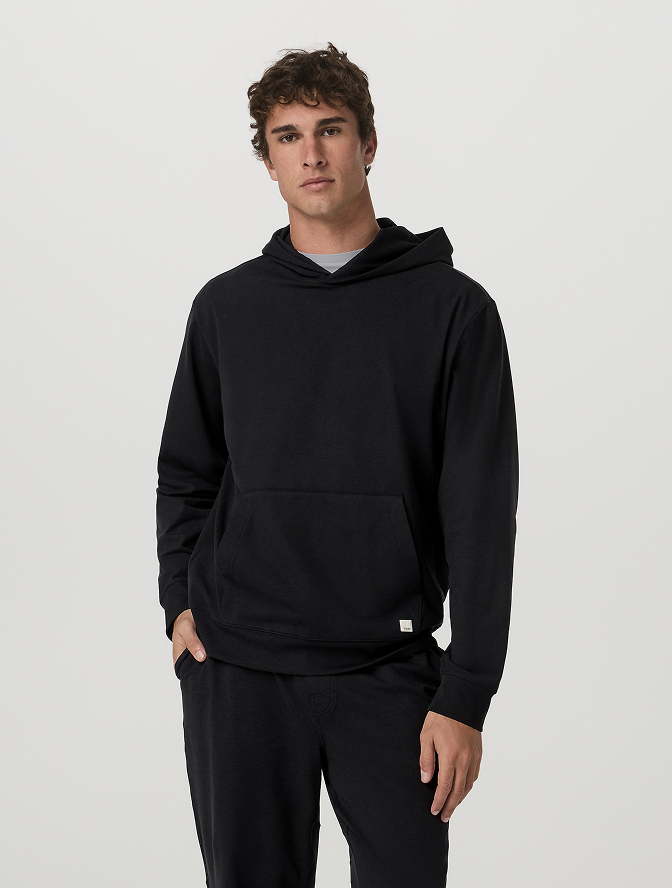 Model wearing the Vuori Coronado Hoodie 2.0