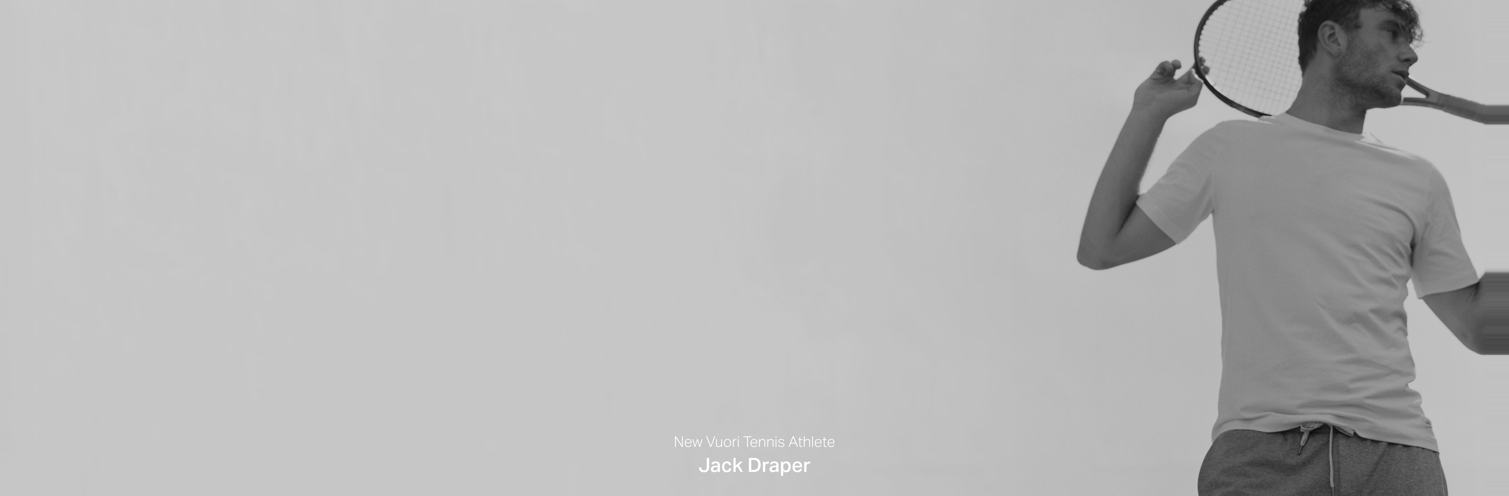 jack draper wearing vuori tennis gear