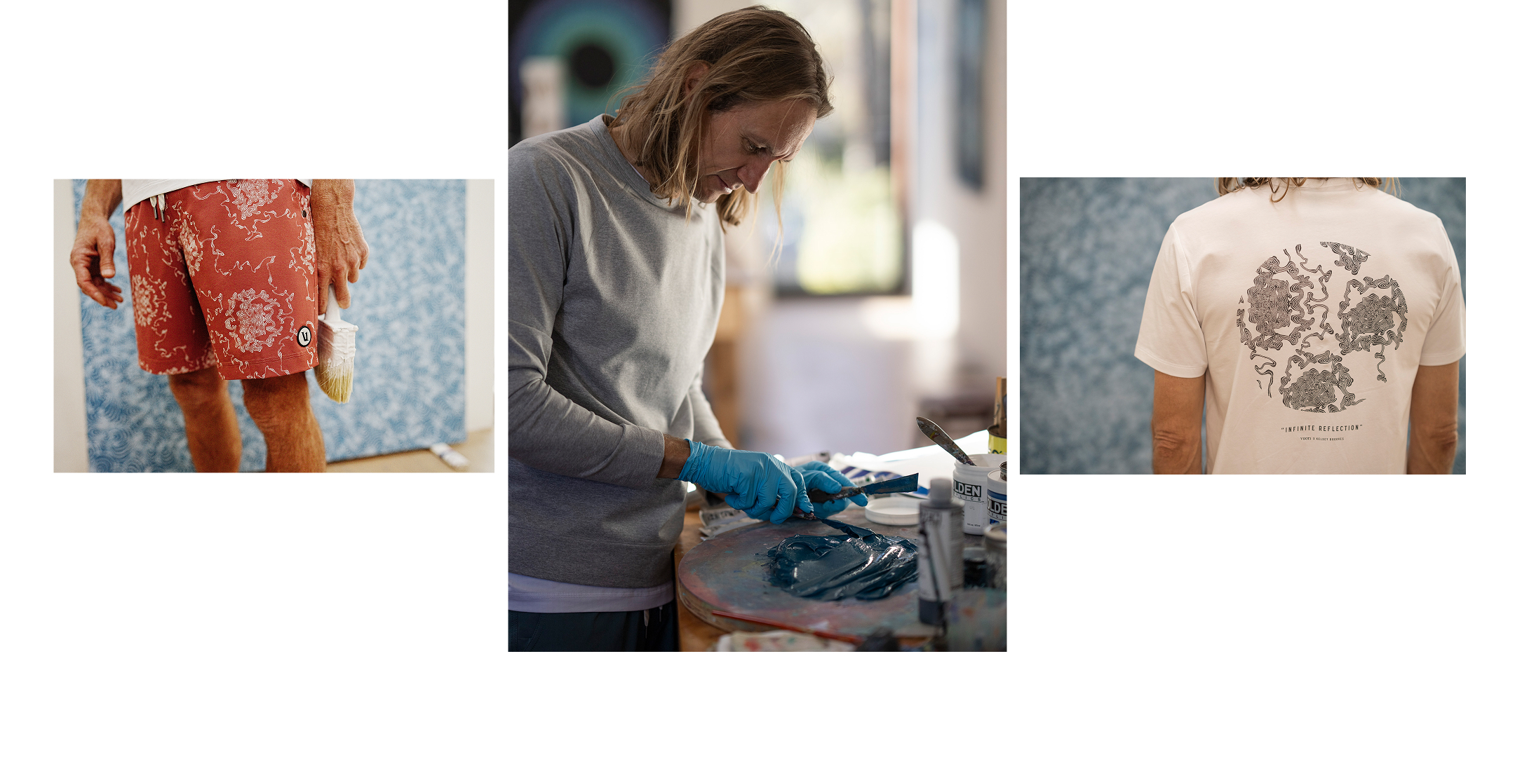 kelsey brookes collage of artwork