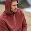 man wearing seaside pullover hoodie