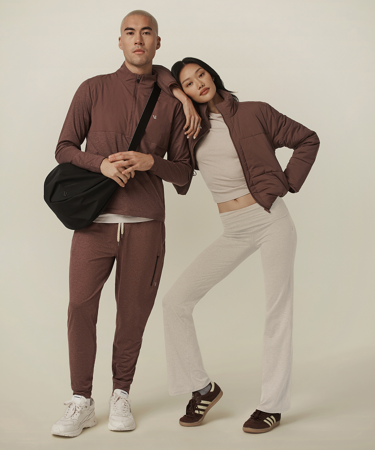 man and woman in vuori for the chinese new year collection