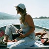 woman on boat in oregon