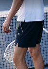 man wearing the vuori crosscourt short