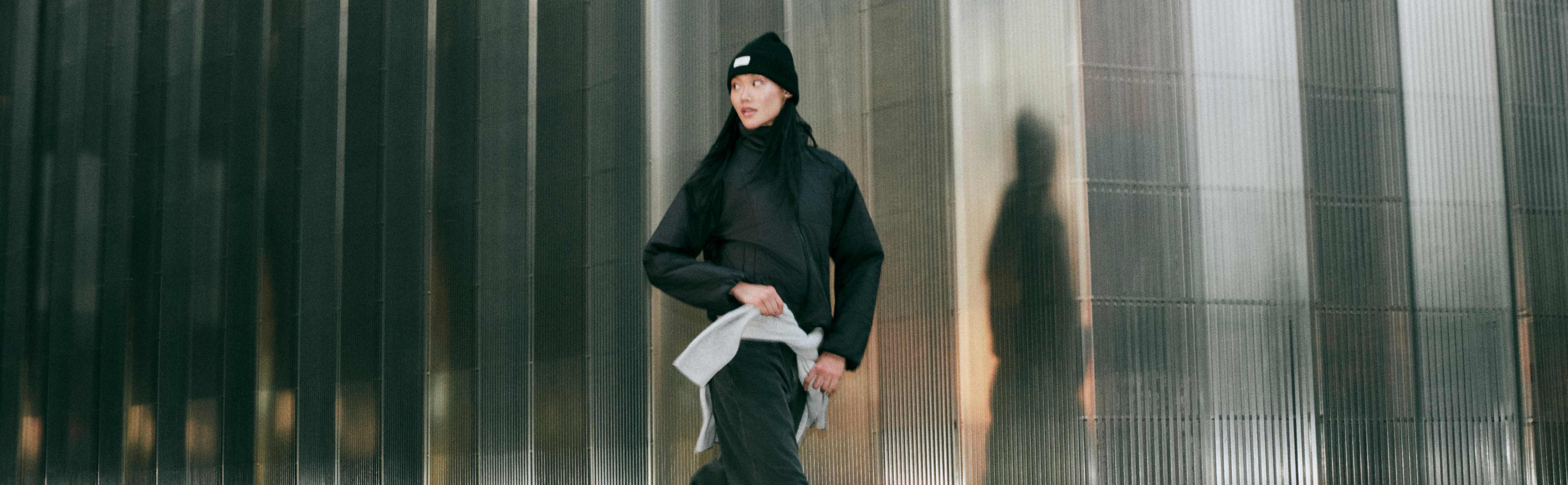 woman wearing canyon insulated collection