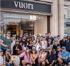 group in front of vuori store